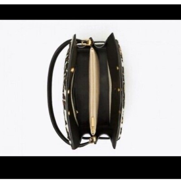 UNIQUE TORY BURCH~LEE RADZIWILL BAG IN LEOPARD SHEARLING - Picture 6 of 8